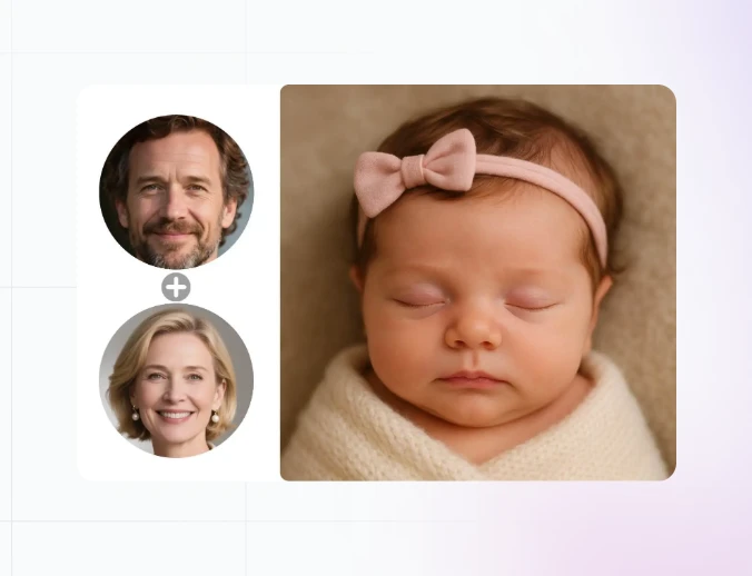 AI宝宝生成器 免费预测未来宝宝模样，简单易用-AI Baby Generator 图片