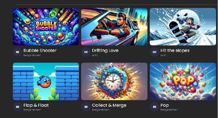 FRVR：免费玩H5小游戏，多种游戏选择，电脑手机都能玩 图片