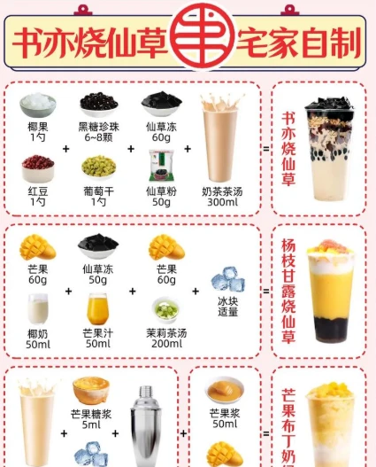 奶茶最新配方 奶茶店开店教程资料
