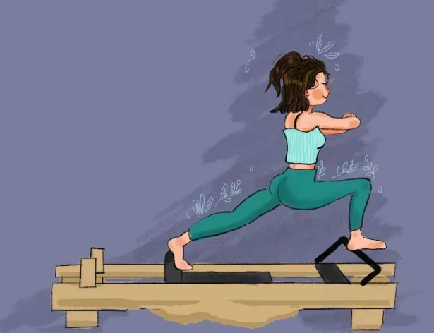 欧阳春晓：6周维密薄肌线条弹力带普拉提