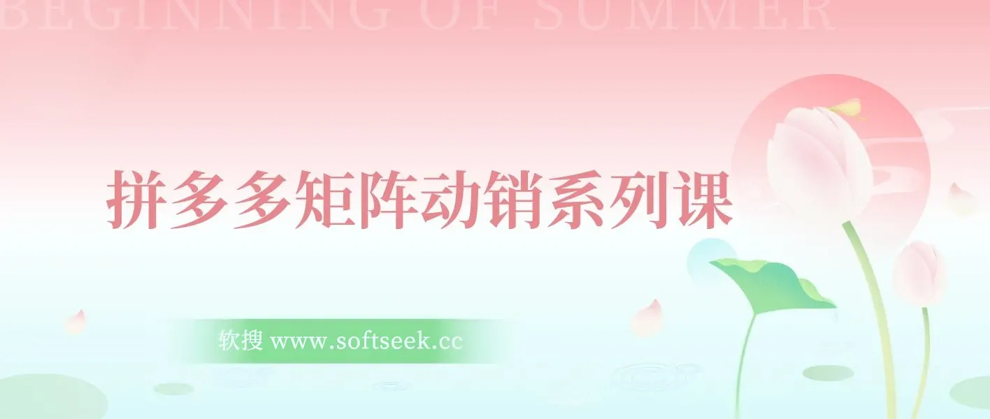 拼多多店铺矩阵玩法：低客单自然流矩阵 / 轻付费矩阵 动销 / 核心权重提升