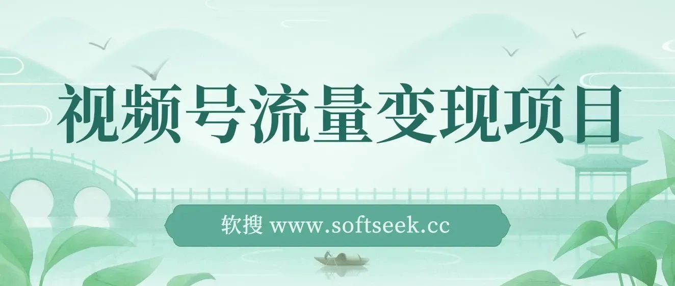 视频号流量变现，每天几分钟，收入100+，真正的小而美项目