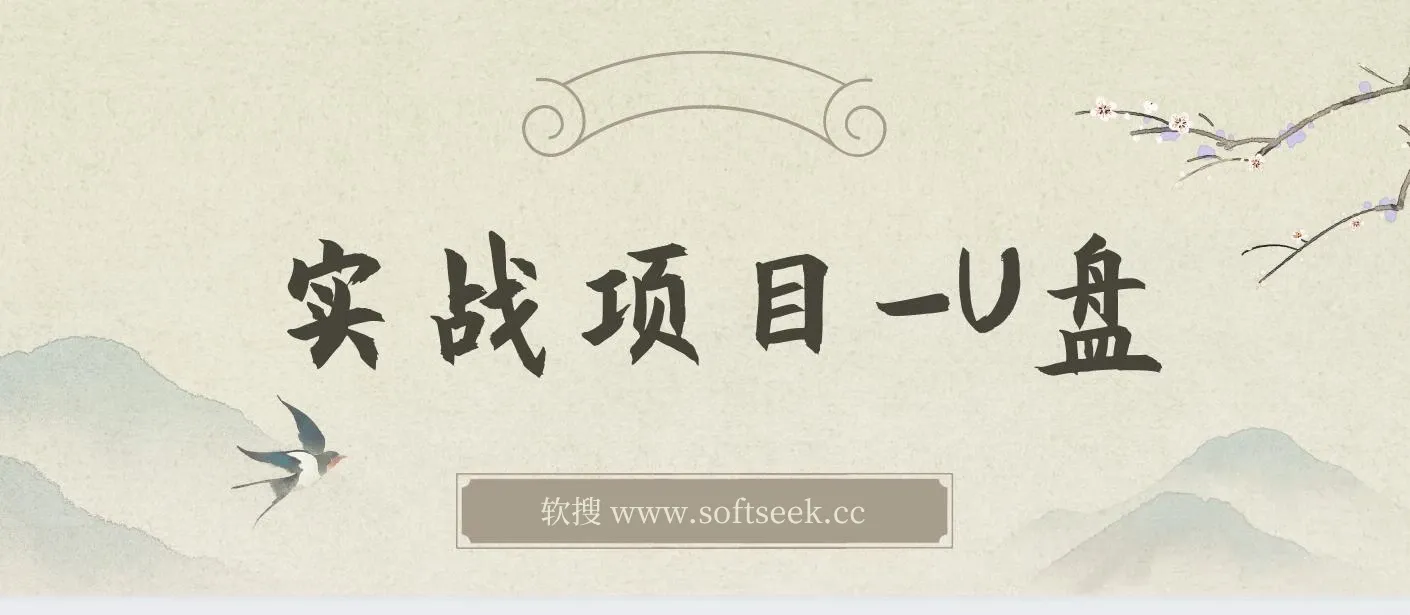 叁心笔记-实战项目-U盘