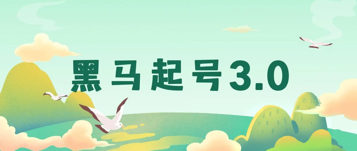 黑马起号3.0